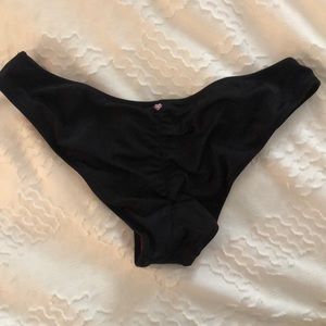 Pink cheeky bikini bottoms